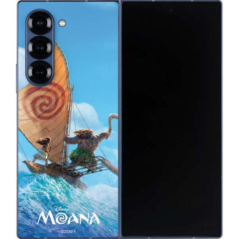 Disney Princess Moana Movie Poster Galaxy Z Fold6 Skin