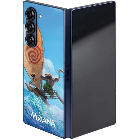 Disney Princess Moana Movie Poster Galaxy Z Fold6 Skin