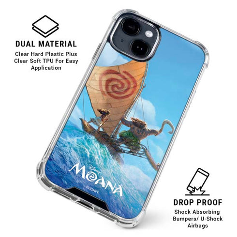 Disney Moana Movie Poster iPhone 15 Clear Case