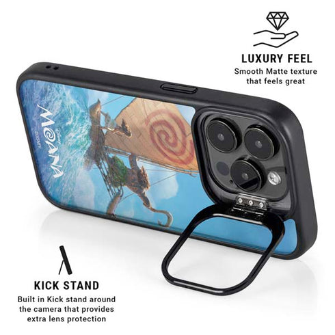 Disney Moana Movie Poster iPhone 15 Pro Kickstand Case