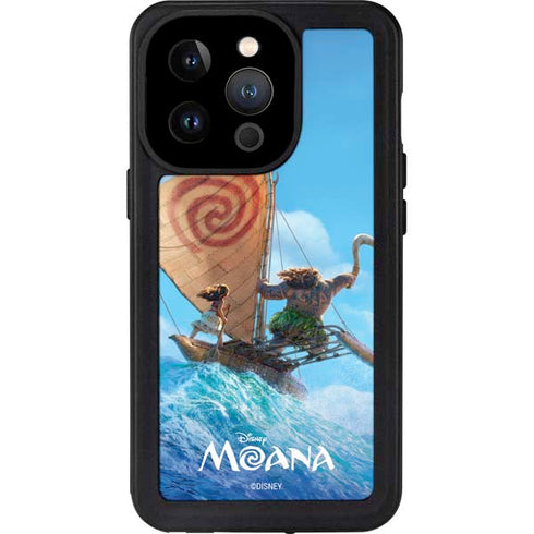 Disney Moana Movie Poster iPhone 15 Pro Waterproof Case