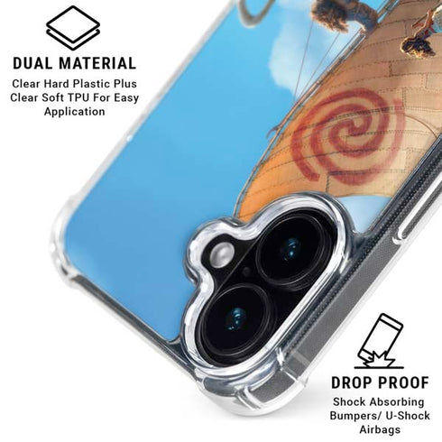 Disney Princess Moana Movie Poster iPhone 16 MagSafe Case