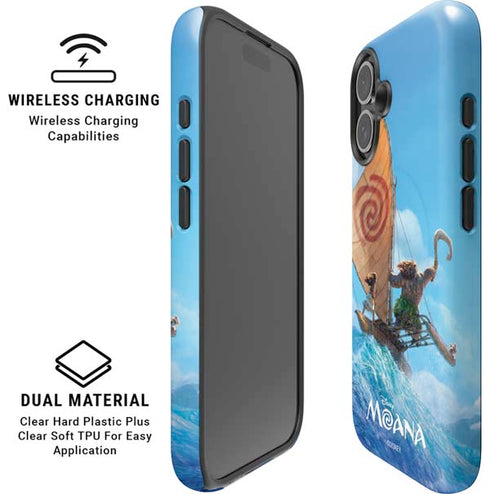 Disney Princess Moana Movie Poster iPhone 16 Magsafe Impact Case