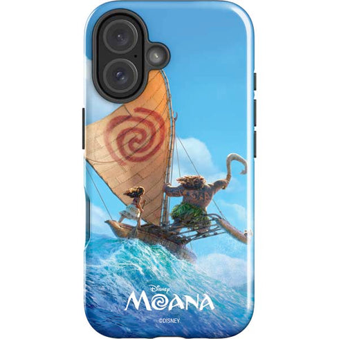 Disney Princess Moana Movie Poster iPhone 16 Plus Impact Case