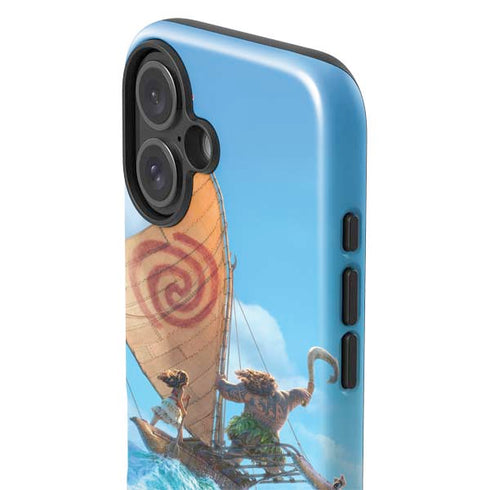 Disney Princess Moana Movie Poster iPhone 16 Plus Impact Case