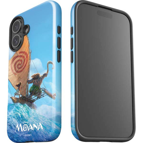 Disney Princess Moana Movie Poster iPhone 16 Plus Impact Case
