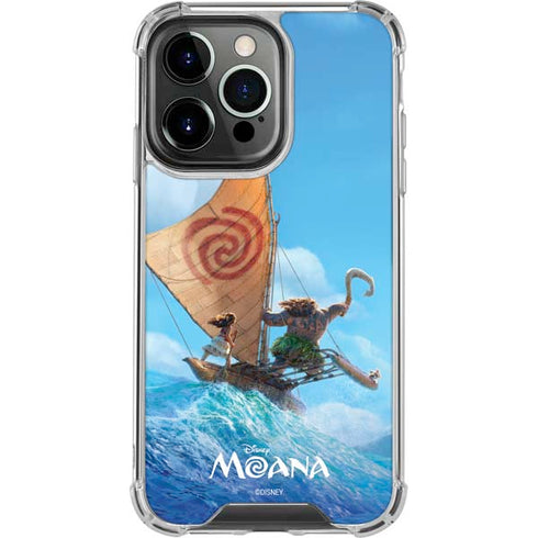 Disney Princess Moana Movie Poster iPhone 16 Pro Clear Case