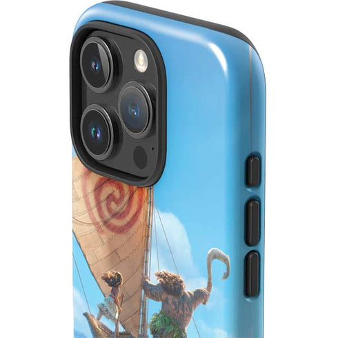 Disney Princess Moana Movie Poster iPhone 16 Pro Max Impact Case