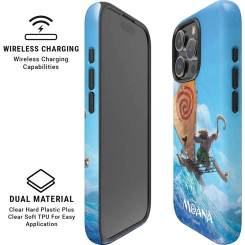 Disney Princess Moana Movie Poster iPhone 16 Pro Max Magsafe Impact Case