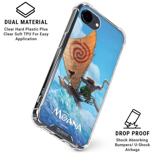 Disney Princess Moana Movie Poster iPhone 16e Clear Case