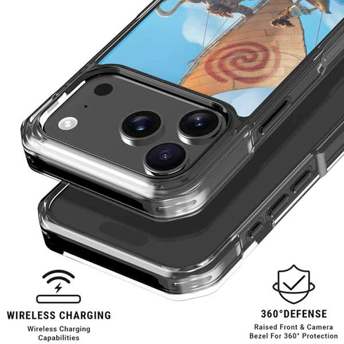 Disney Princess Moana Movie Poster iPhone 18 Pro Clear Case