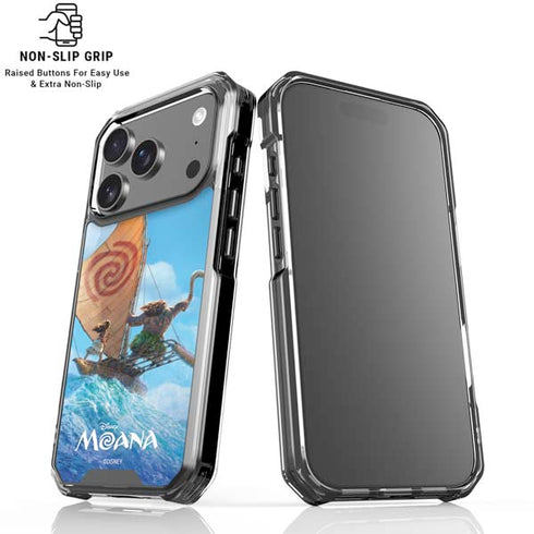 Disney Princess Moana Movie Poster iPhone 18 Pro Clear Case