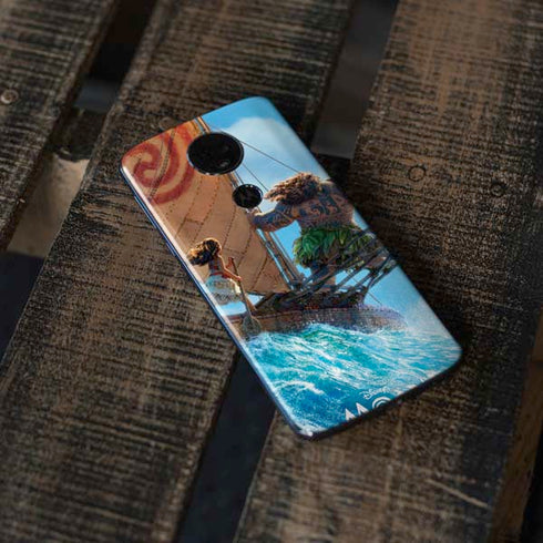 Disney Moana Movie Poster Moto E5 Plus Skin