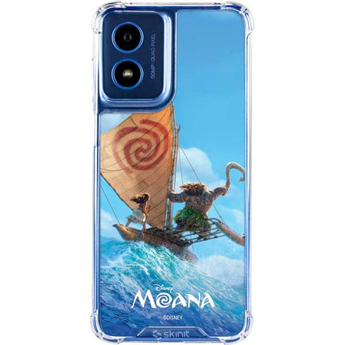 Disney Princess Moana Movie Poster Moto G 5G (2024) Clear Case