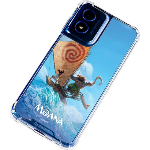 Disney Princess Moana Movie Poster Moto G Play 4G (2024) Clear Case