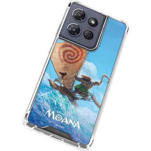 Disney Princess Moana Movie Poster Moto G Play 5G (2025) Clear Case