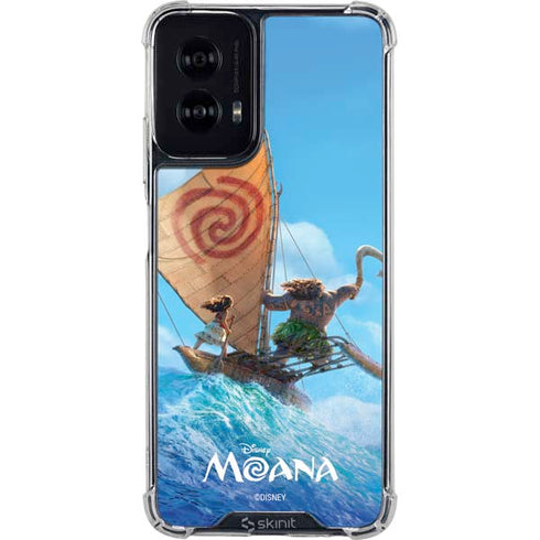 Disney Moana Movie Poster Moto G Power 5G (2024) Clear Case