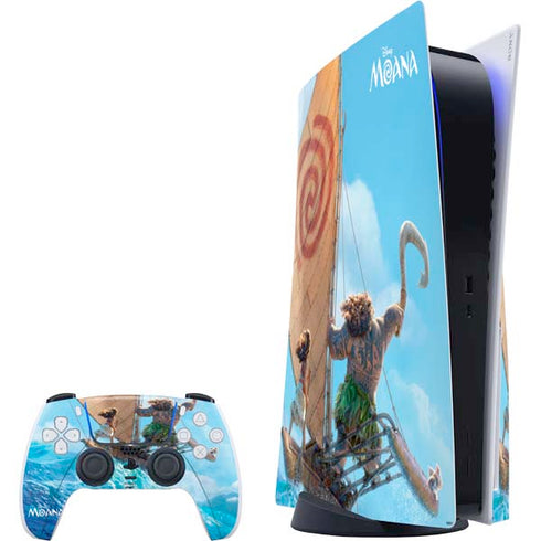 Disney Princess Moana Movie Poster PlayStation PS5 Skins