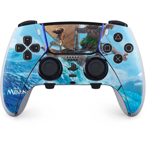 Disney Moana Movie Poster PS5 DualSense Edge Pro Controller Skin