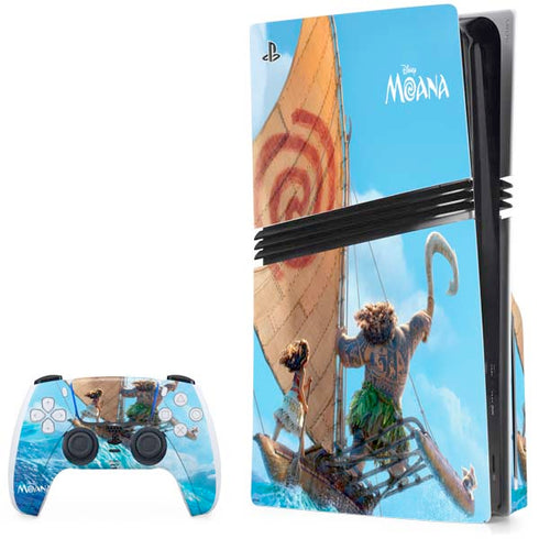 Disney Princess Moana Movie Poster PlayStation PS5 Skins