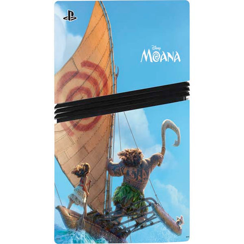 Disney Princess Moana Movie Poster PS5 Pro Disk Bundle Skin