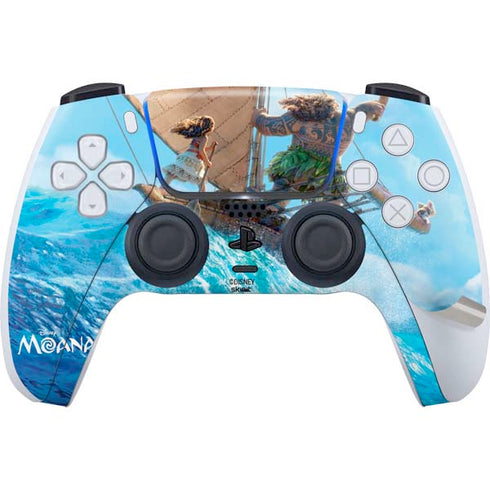 Disney Princess Moana Movie Poster PS5 Pro Disk Bundle Skin