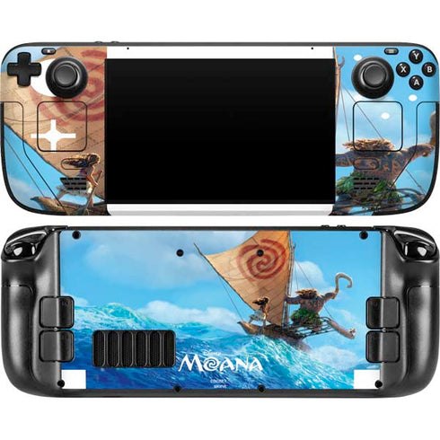Disney Moana Movie Poster Steam Deck Handheld Gaming Computer OLED Skin