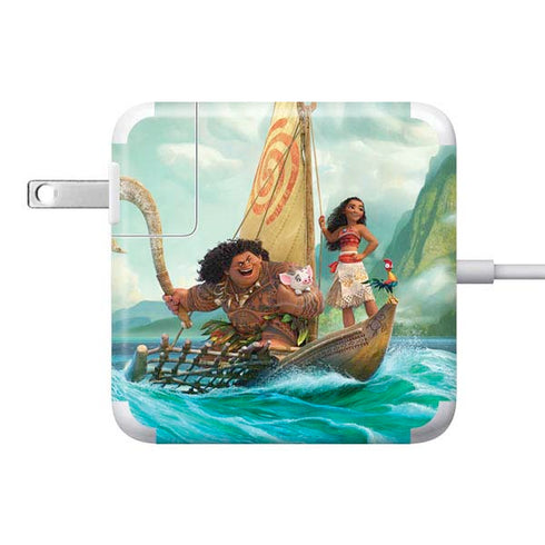 Disney Moana and Maui Set Sail 85W Power Adapter (15 and 17 inch MacBook Pro Charger) Skin
