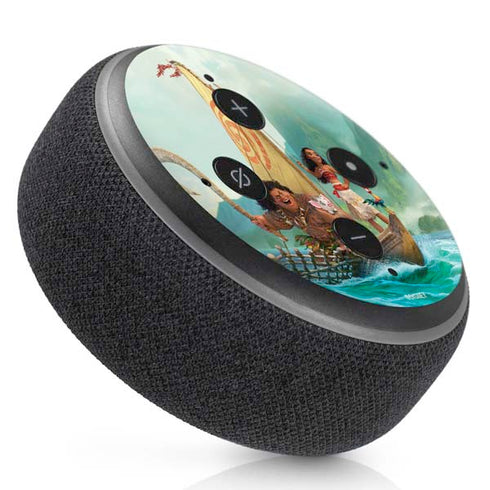Disney Moana and Maui Set Sail Amazon Echo Dot Skin