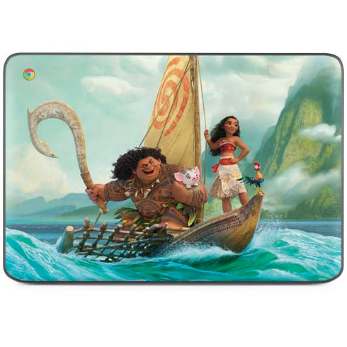 Disney Moana and Maui Set Sail HP Chromebook Skin