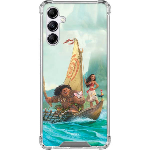 Disney Princess Moana and Maui Set Sail Gabb Phone 4 Clear Case