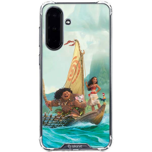 Disney Princess Moana and Maui Set Sail Galaxy A36 5G Clear Case