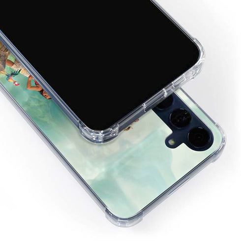 Disney Moana and Maui Set Sail Galaxy A55 5G Clear Case