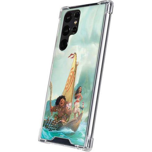 Disney Moana and Maui Set Sail Galaxy S23 Ultra Clear Case