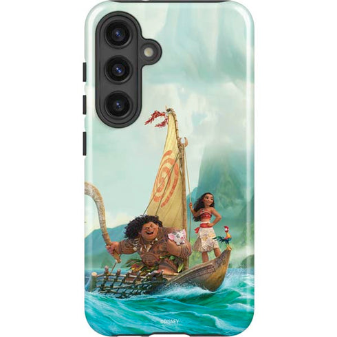 Disney Princess Moana and Maui Set Sail Galaxy S25 Impact Case