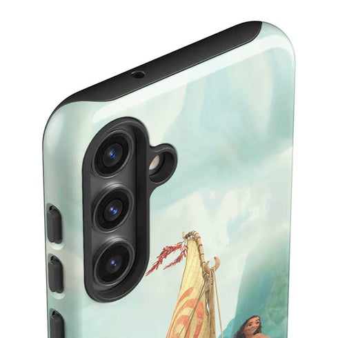 Disney Princess Moana and Maui Set Sail Galaxy S25 Impact Case