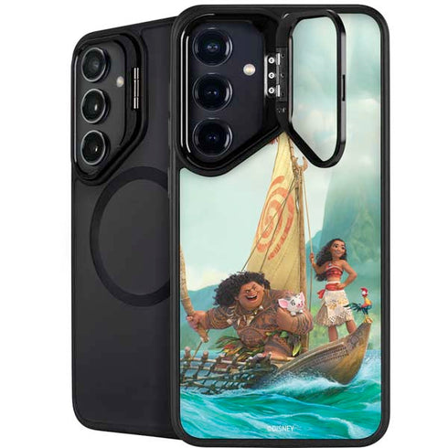 Disney Princess Moana and Maui Set Sail Galaxy S25 Kickstand Case