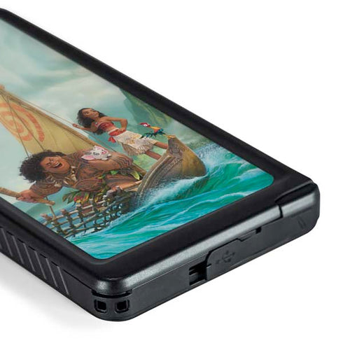 Disney Moana and Maui Set Sail Galaxy S24 Ultra Waterproof Case