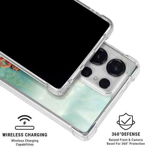 Disney Princess Moana and Maui Set Sail Galaxy S25 Ultra Clear Case