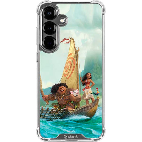 Disney Princess Moana and Maui Set Sail Galaxy S26 Plus Clear Case