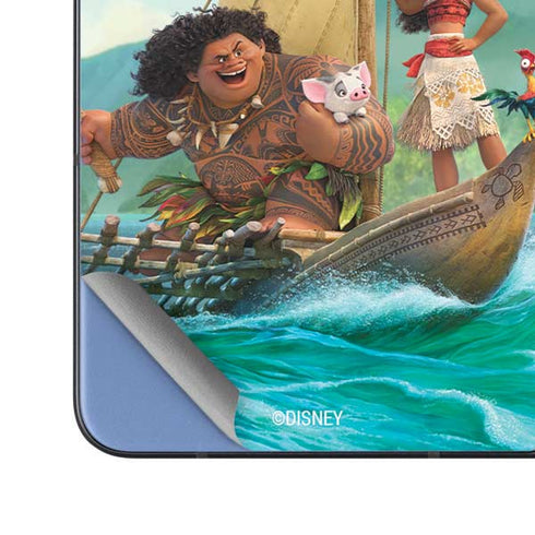 Disney Moana and Maui Set Sail Galaxy Z Fold5 5G Skin