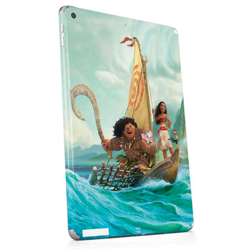 Disney Princess Moana and Maui Set Sail Apple iPad Skin