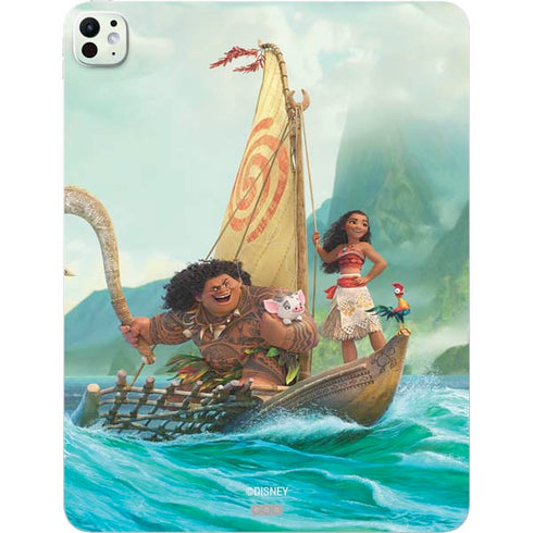 Disney Moana and Maui Set Sail iPad Pro 13in M4 (2024) Skin