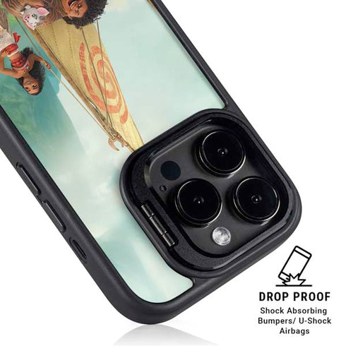 Disney Moana and Maui Set Sail iPhone 13 Pro Kickstand Case