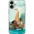 Disney Princess Moana and Maui Set Sail iPhone 16 Plus Skin