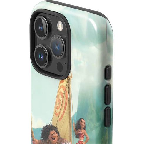 Disney Princess Moana and Maui Set Sail iPhone 16 Pro Impact Case