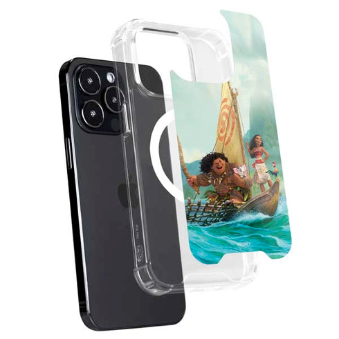 Disney Princess Moana and Maui Set Sail iPhone 16 Pro Max MagSafe Case