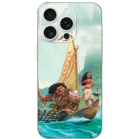 Disney Princess Moana and Maui Set Sail iPhone 16 Pro Skin