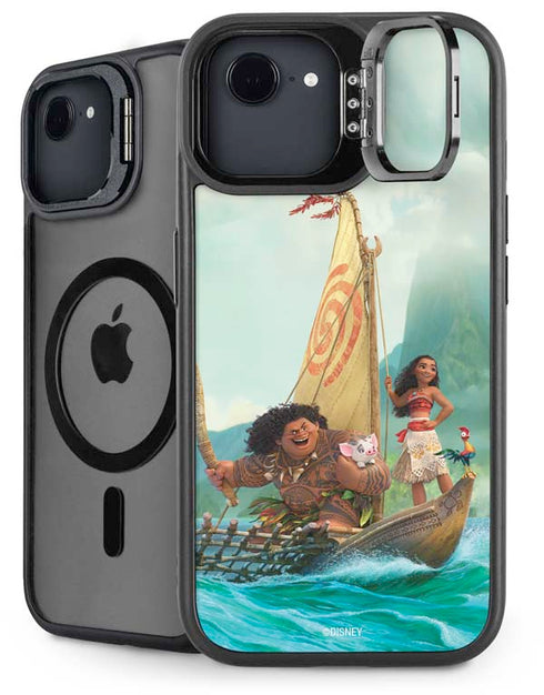 Disney Princess Moana and Maui Set Sail iPhone 16e Kickstand Case
