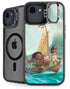 Disney Princess Moana and Maui Set Sail iPhone 16e Kickstand Case